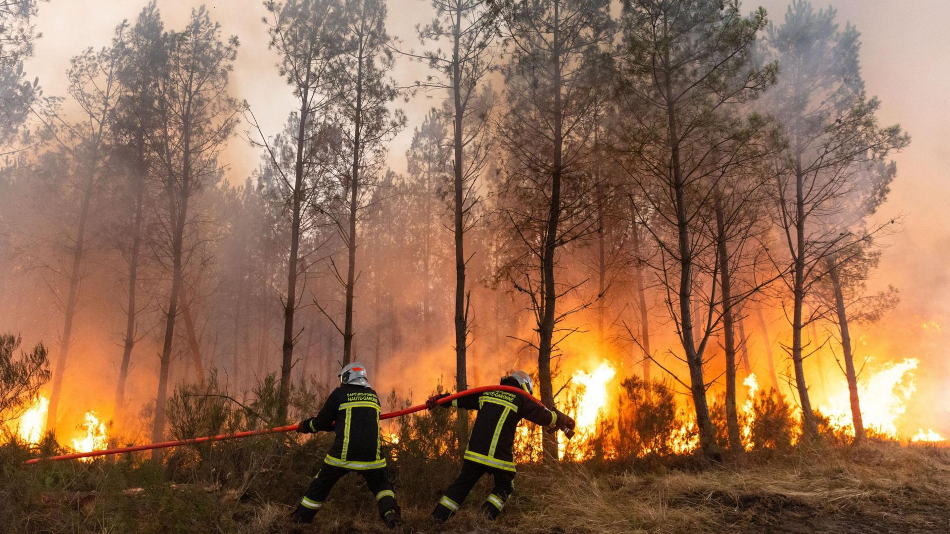 ফ্রান্স-স্পেনে দাবানল: ৩ লাখের বেশি মানুষ সরিয়ে নেওয়া, 'অগ্নিকাল' বর্ণনা
