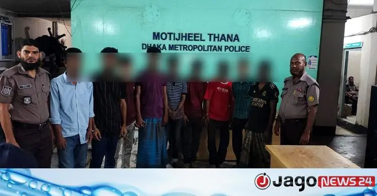 হাজারীবাগ‑মতিঝিল থানায় ১৯ জন অপরাধী গ্রেফতার
