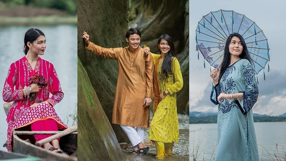 আদিবাসী দিবসে রাঙামাটিতে ফ্যাশন ব্র্যান্ড টুয়েলভের ব্যতিক্রমী ফটোশুট