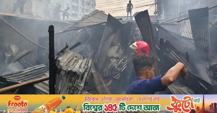 শ্যামলীতে টিনশেড বসতঘরে আগুন, নিয়ন্ত্রণে কাজ করছে ফায়ার সার্ভিস